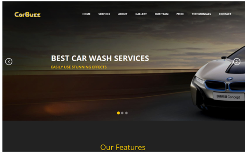 CarBuzz || Auto Mechanic & Car Repair HTML Template Landing Page Template
