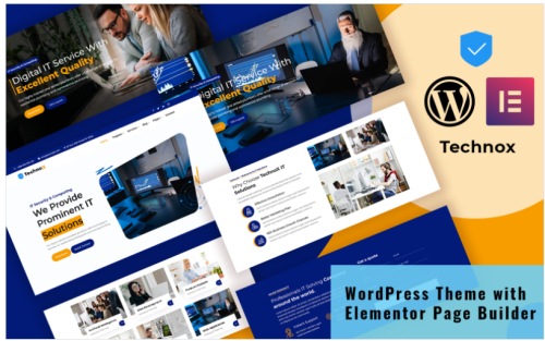 Technox - Consulting and IT Business WordPress Elemtntor Theme