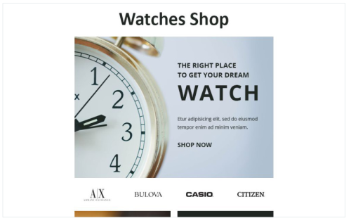 Watches Responsive Newsletter Template