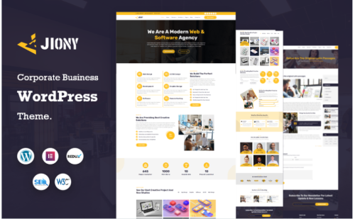 Jiony - Multipurpose Corporate Business WordPress Theme