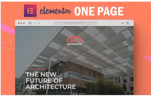 Architectom Elementor Landing Page