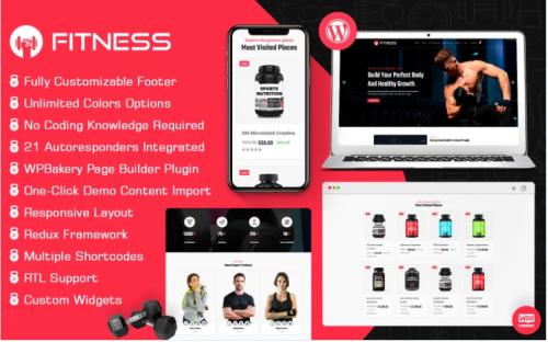 FitX - Gym & Fitness WordPress Theme