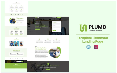 Plumb - Plumbing Services Elementor Template