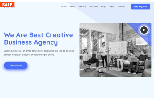Matin - Digital Agency Landing Page Template