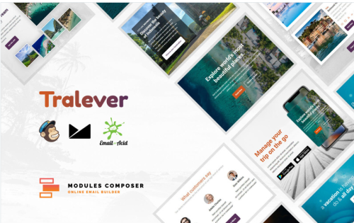 Tralever - Responsive Email Template for Booking and Traveling
