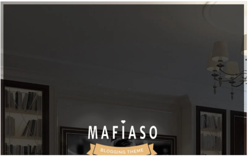 Mafiaso - Creative Blog WordPress Theme