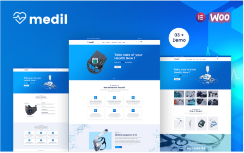 Medil - Medical WooCommerce WordPress Theme