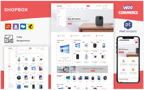 Shopbox - Electronics & Gadgets eCommerce WordPress Templates