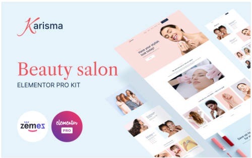Beauty Salon - Karisma Elementor Kit