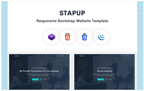 Stapup Landing Page Template