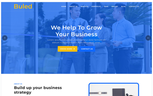 Buled is a One Page Business HTML5 Template