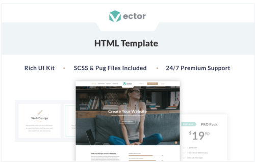 Vector - Business Landing Page Template