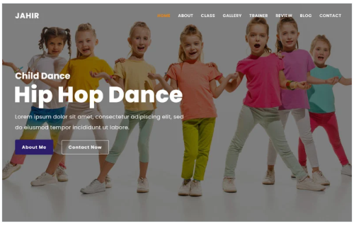 Manifesto - Dance School Landing Page Theme