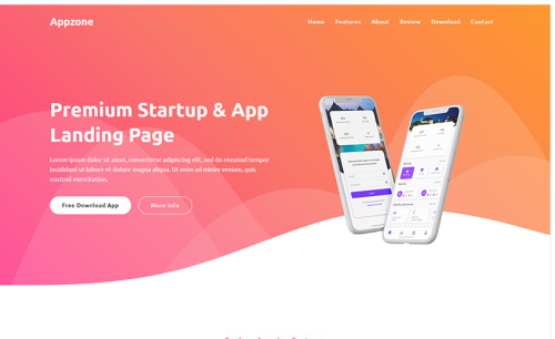 Appzone - App Landing Page Template