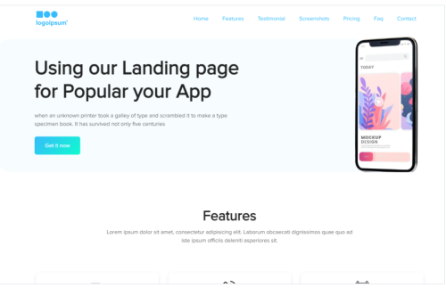 GrocLand - App and Office Free Modern HTML Landing Page Template