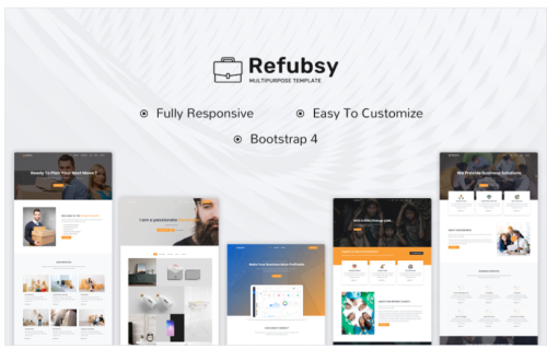 Refubsy - Creative Multipurpose Landing Page Template