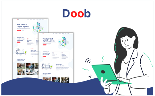 Doob - Digital Agency Html Landing Page Template