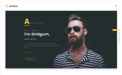 Freelancer bootstrap 4 Landing Page Template