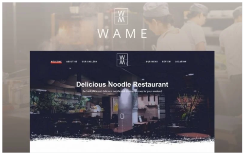 WAME - Multipurpose Onepage Html Landing Page Template