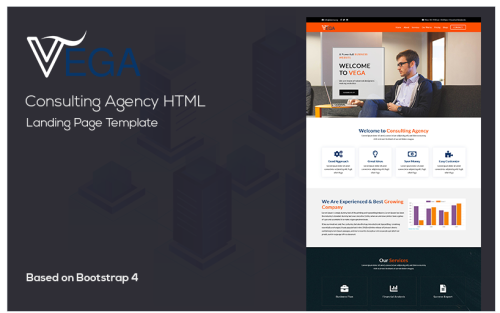 VEGA - Business HTML Landing Page Template