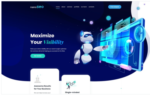 nanoSEO - SEO Business Landing Page Template