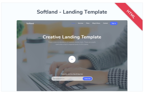 Softland - Responsive Landing Page Template