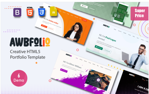 AWBFolio - Personal Portfolio Bootstrap HTML5 Template