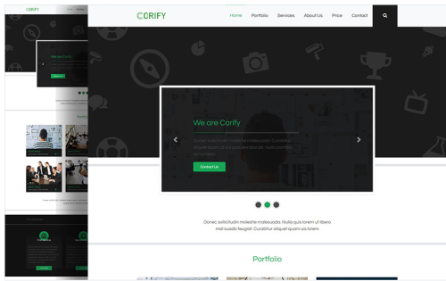 Corify - Multipurpose Modern Bootstrap Landing Page Template