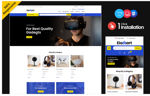 Elomart - Electronics and Gadgets Opencart Responsive Theme