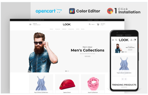 Look Fashion Store OpenCart Template