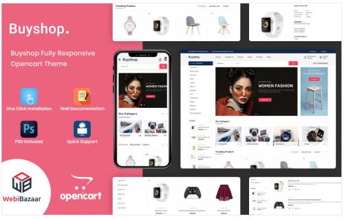 BuyShop - Multipurpose Responsive OpenCart Template