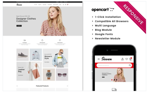 Sewen - The Mega Fashion Store Opencart Theme