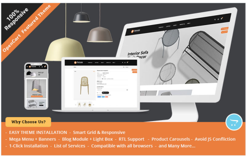 Canvas - Opencart Theme for Furniture & Home Decor