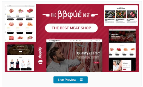 BBque | Butcher, Meat Shop Shopify Theme