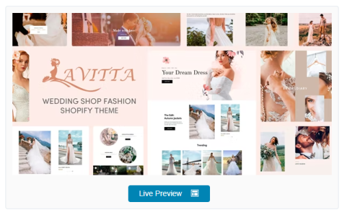 Lavitta - Wedding Shop Fashion Responsive Shopify Theme