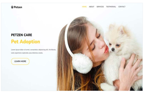 Petzen - Pet Care HTML Template