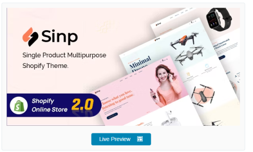 Sinp - Single Product Shop Shopify Theme