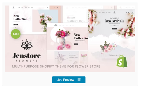 JenStore | Multi-Purpose Shopify Theme for Flower Store