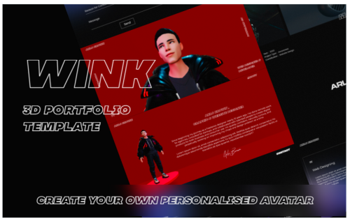 Wink - Multipurpose Portfolio 3D Template
