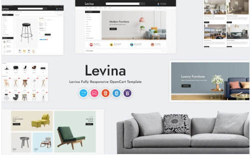 Levina - Furniture Store OpenCart Template