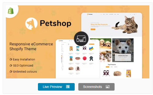 Petshop - Multipurpose E-commerce Shopify Template