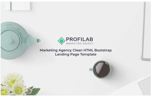 Profilab - Marketing Agency Clean HTML Bootstrap Landing Page Template