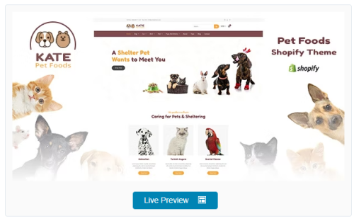 Kate - Pet Store and Pet Food Shopify Theme