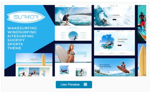 Surfor - Windsurfing Sports Responsive Shopify Theme