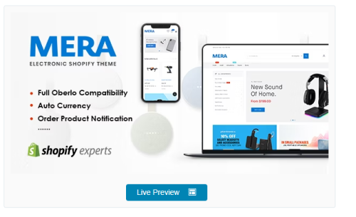 Mera - Electronics Responsive Shopify Theme