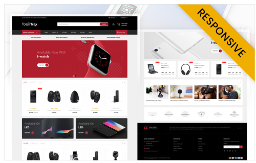 Totertrax Electronics Store OpenCart Template