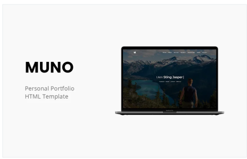 Muno - Premium Personal Portfolio Template