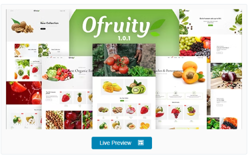 Ofruity - Organic Food/Fruit/Vegetables eCommerce Shopify Theme
