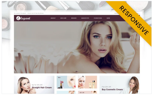 Elegant Cosmetic Store OpenCart Template