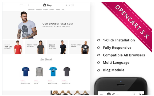 Fancy Fasion Store Responsive OpenCart Template